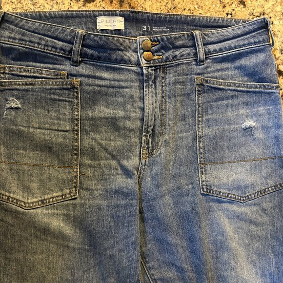 Pilcro Wanderer Cuffed Relaxed-Leg Jeans (Anthropologie) Size 31 - Picture 8 of 14